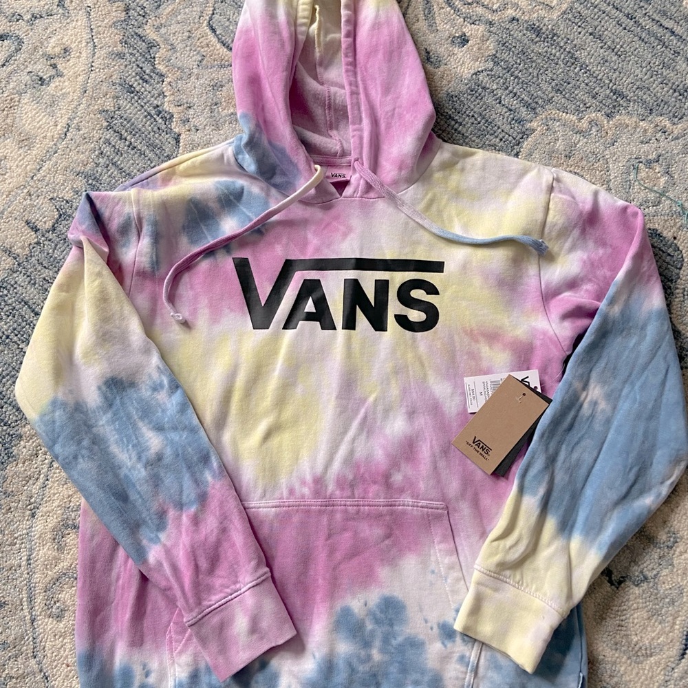 Vans womens size M new with tags cotton hoodie.